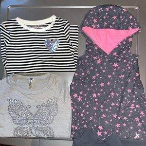 Lot of 3 Girls Shirts Size 6-7